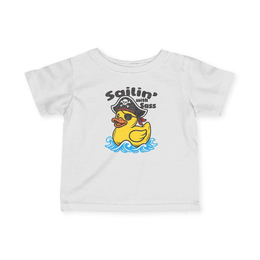 Sailing With Sass Pirate Bath Baby Soft Infant T-Shirt