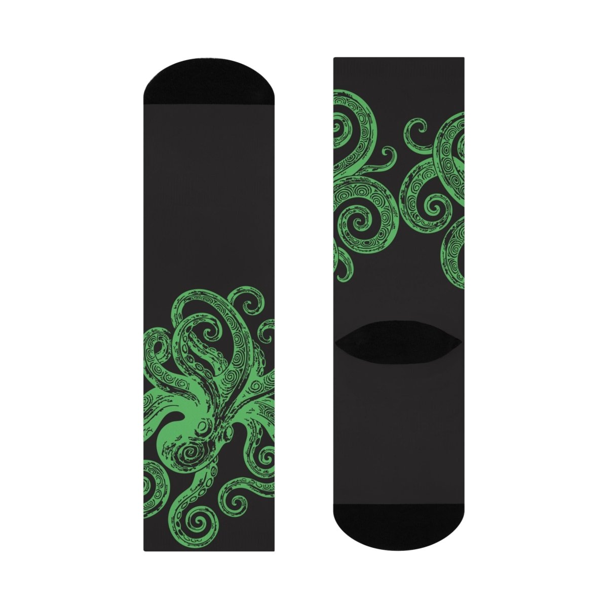 Sea Monster Movie Fan Gift Kraken Wrap Dark Depths Sailor Story Cushioned Crew Socks