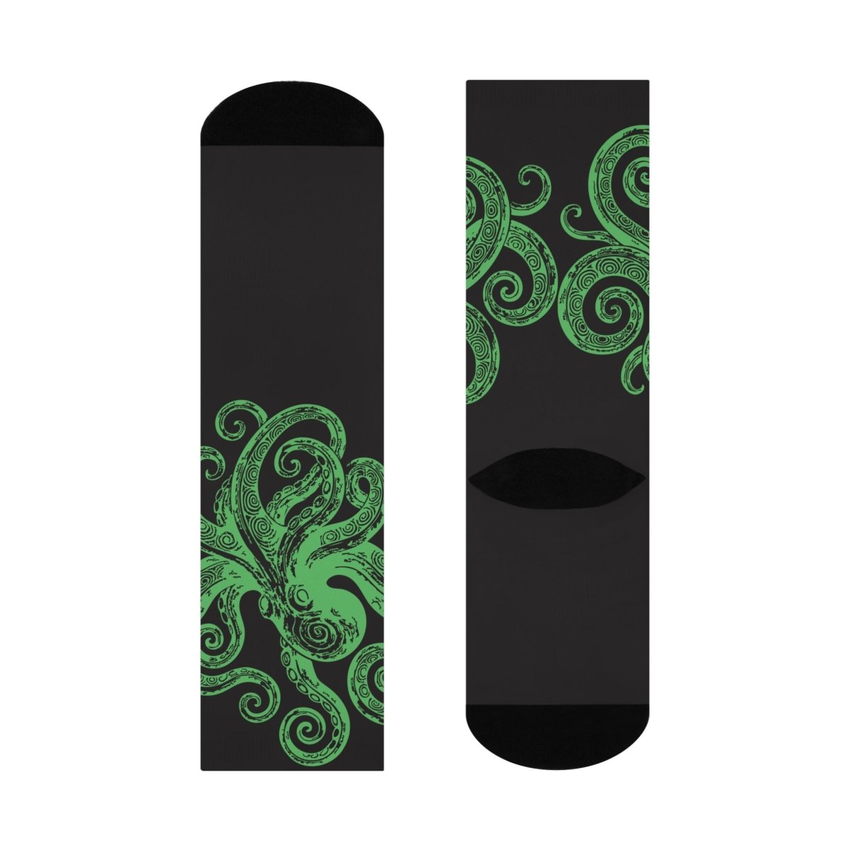 Sea Monster Movie Fan Gift Kraken Wrap Dark Depths Sailor Story Cushioned Crew Socks