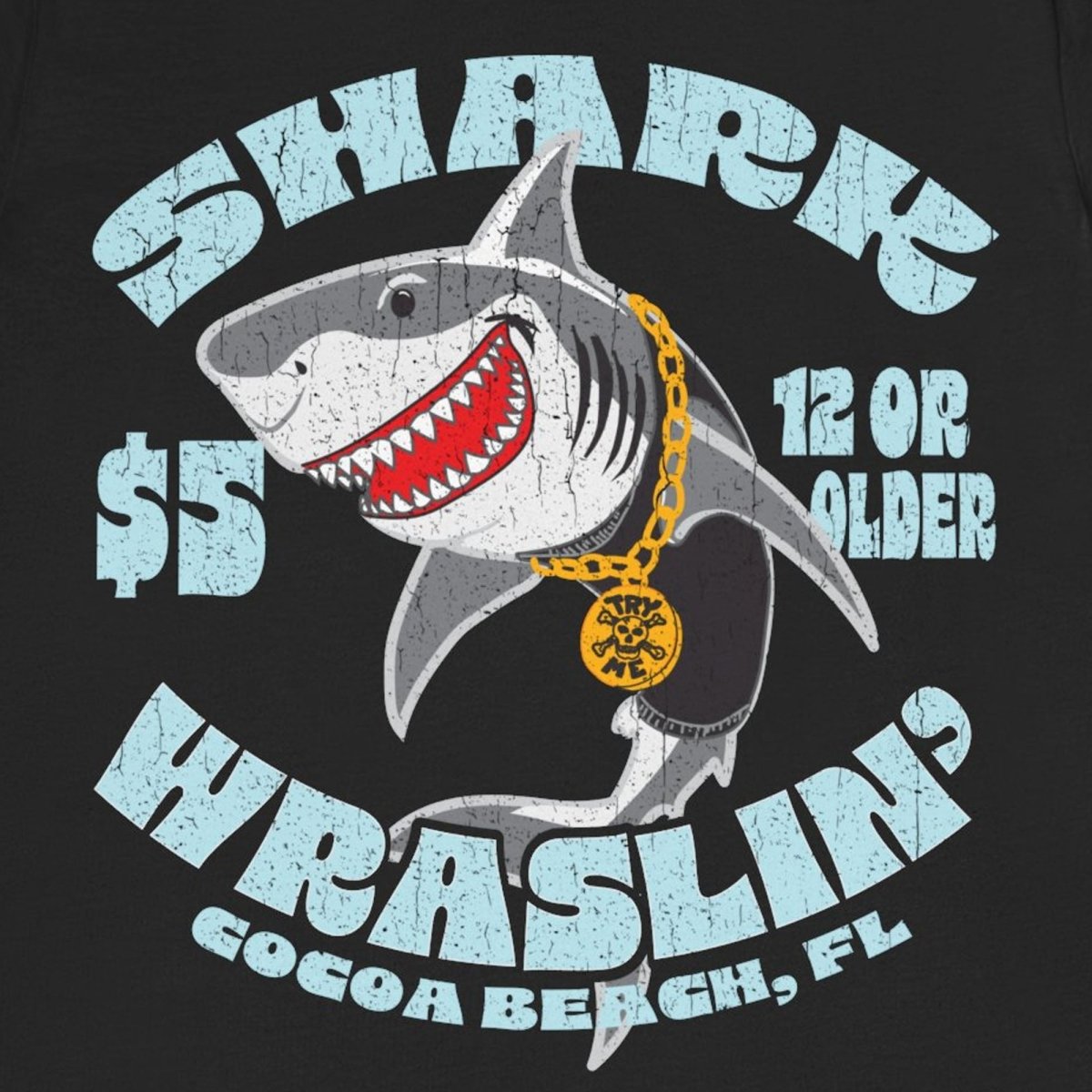 Shark Wrestling Premium T-Shirt, Florida