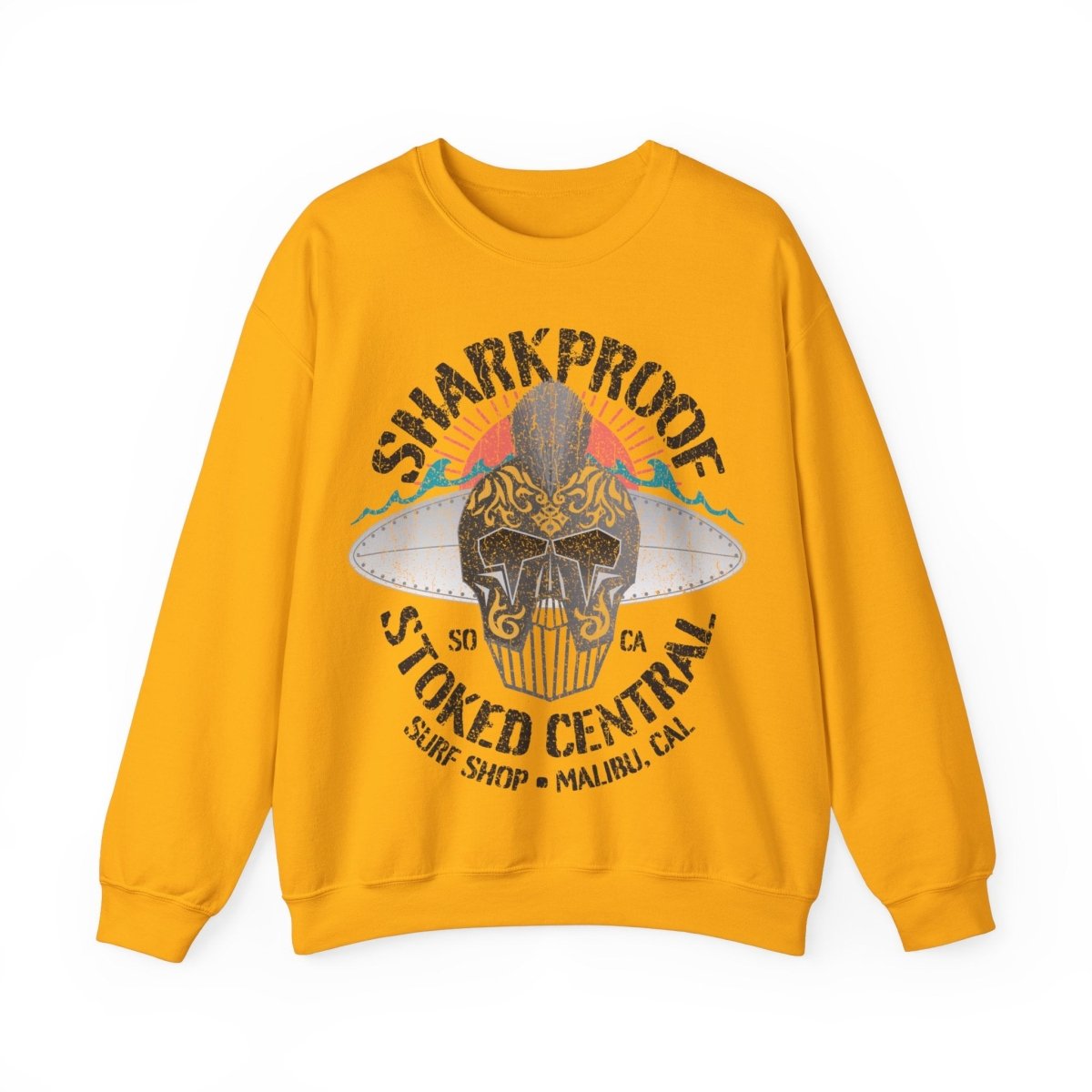 Sharkproof Surf Knight Fleece Sweatshirt, Stoked Central, Malibu