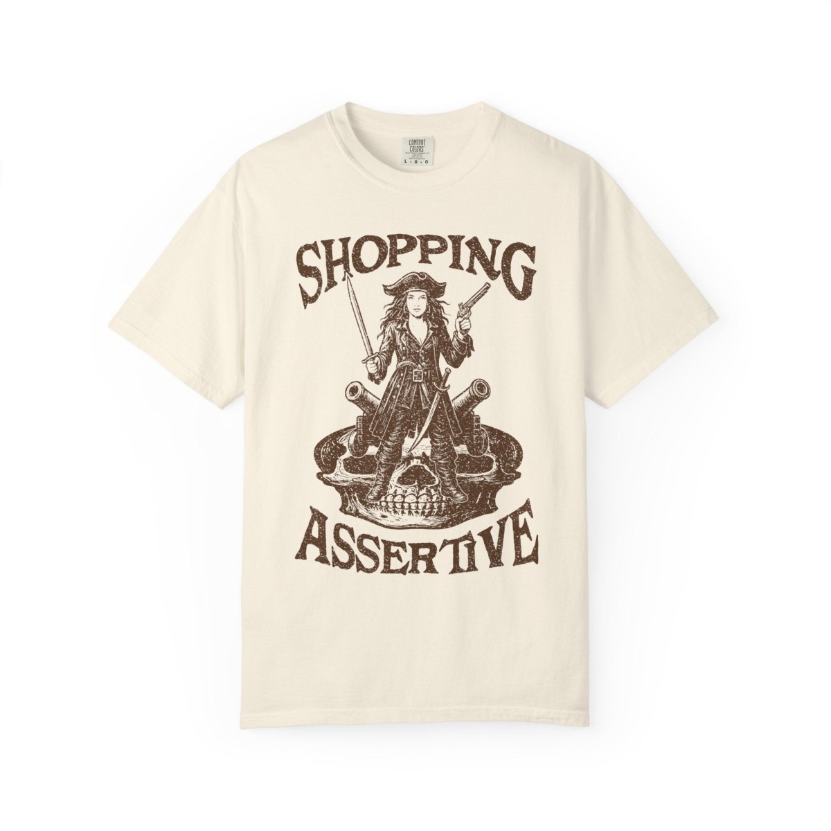 Shopping Addict Shirt Comfort Colors Relaxed Fit Heavy Soft Funny Tee