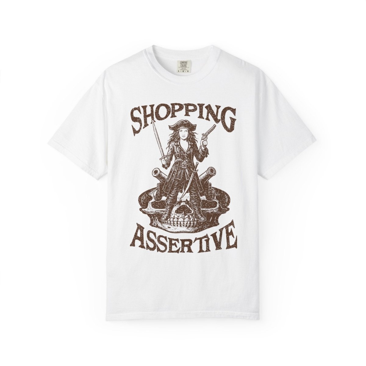 Shopping Addict Shirt Comfort Colors Relaxed Fit Heavy Soft Funny Tee