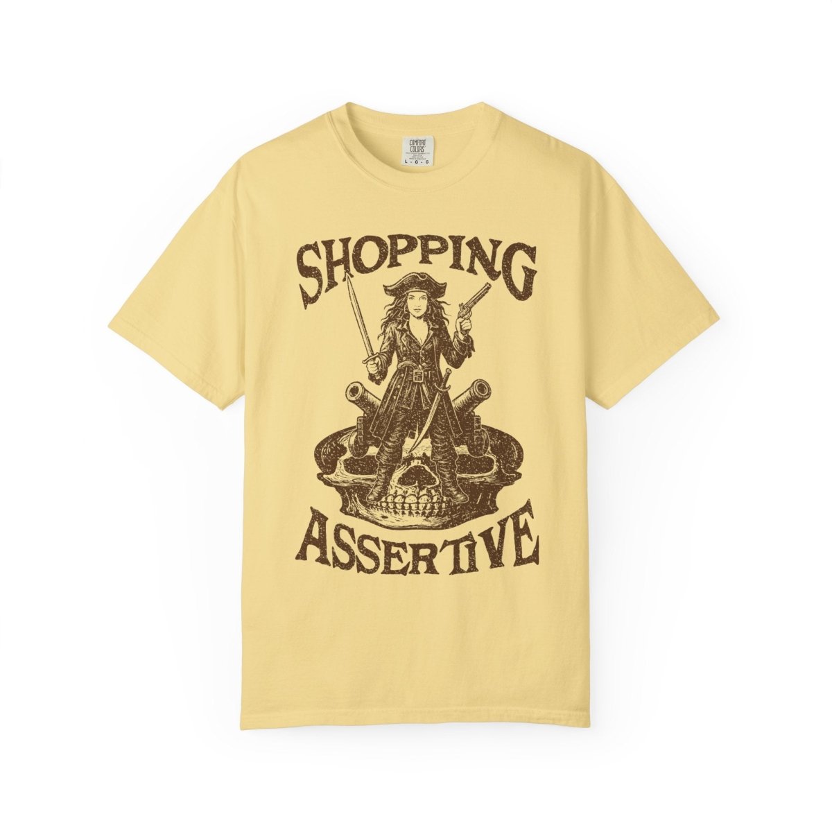 Shopping Addict Shirt Comfort Colors Relaxed Fit Heavy Soft Funny Tee