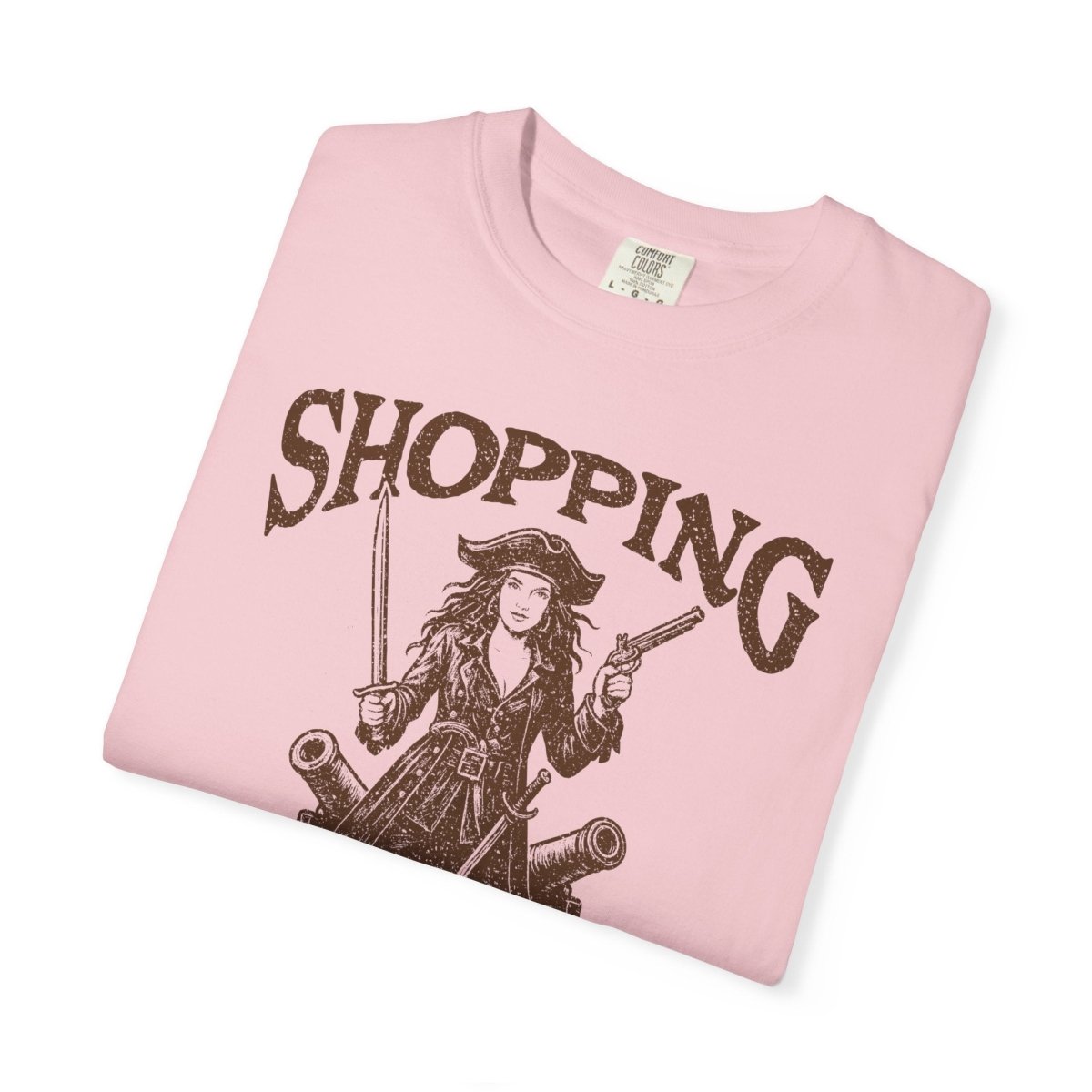 Shopping Addict Shirt Comfort Colors Relaxed Fit Heavy Soft Funny Tee