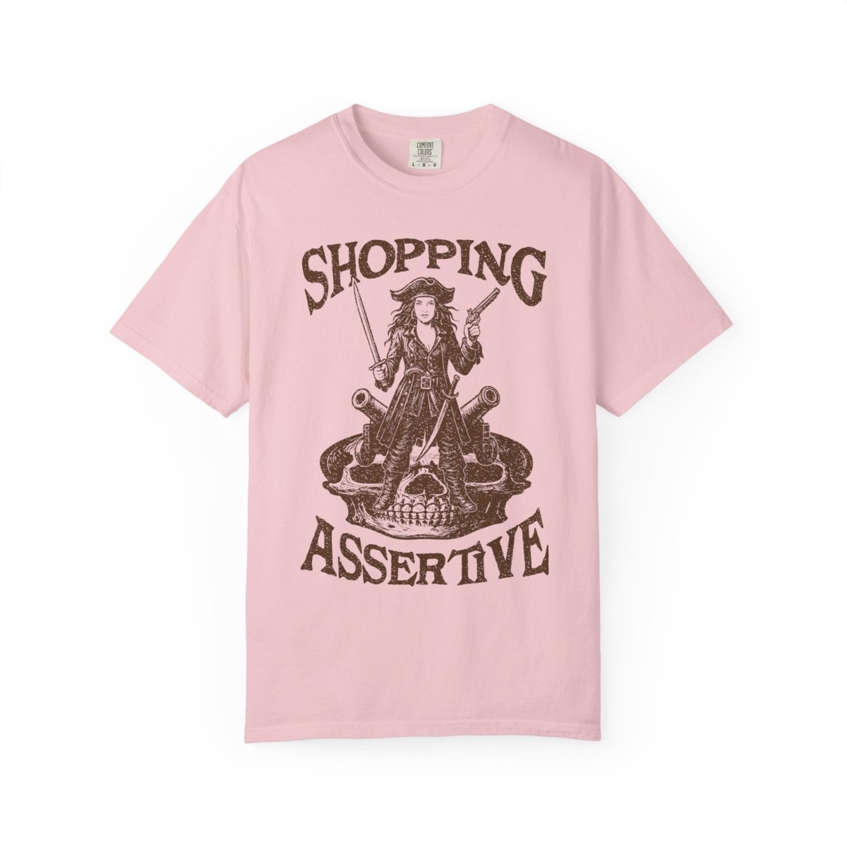 Shopping Addict Shirt Comfort Colors Relaxed Fit Heavy Soft Funny Tee