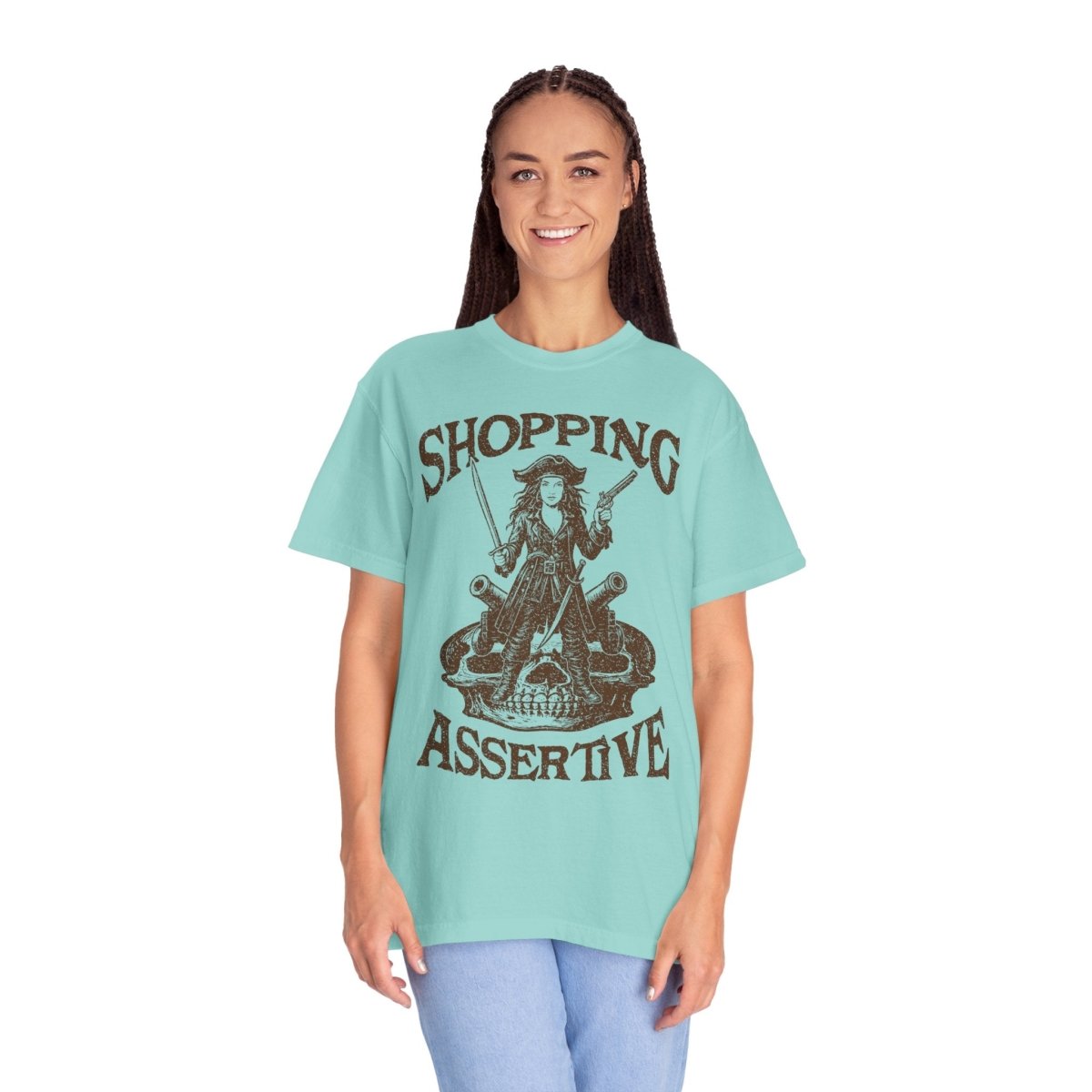 Shopping Addict Shirt Comfort Colors Relaxed Fit Heavy Soft Funny Tee