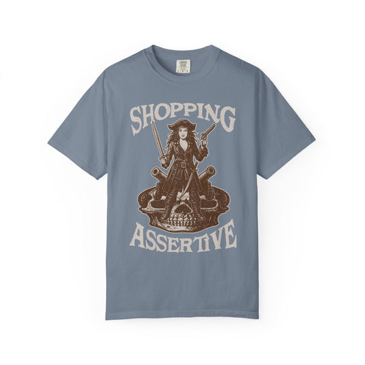Shopping Addict Shirt Comfort Colors Relaxed Fit Heavy Soft Funny Tee