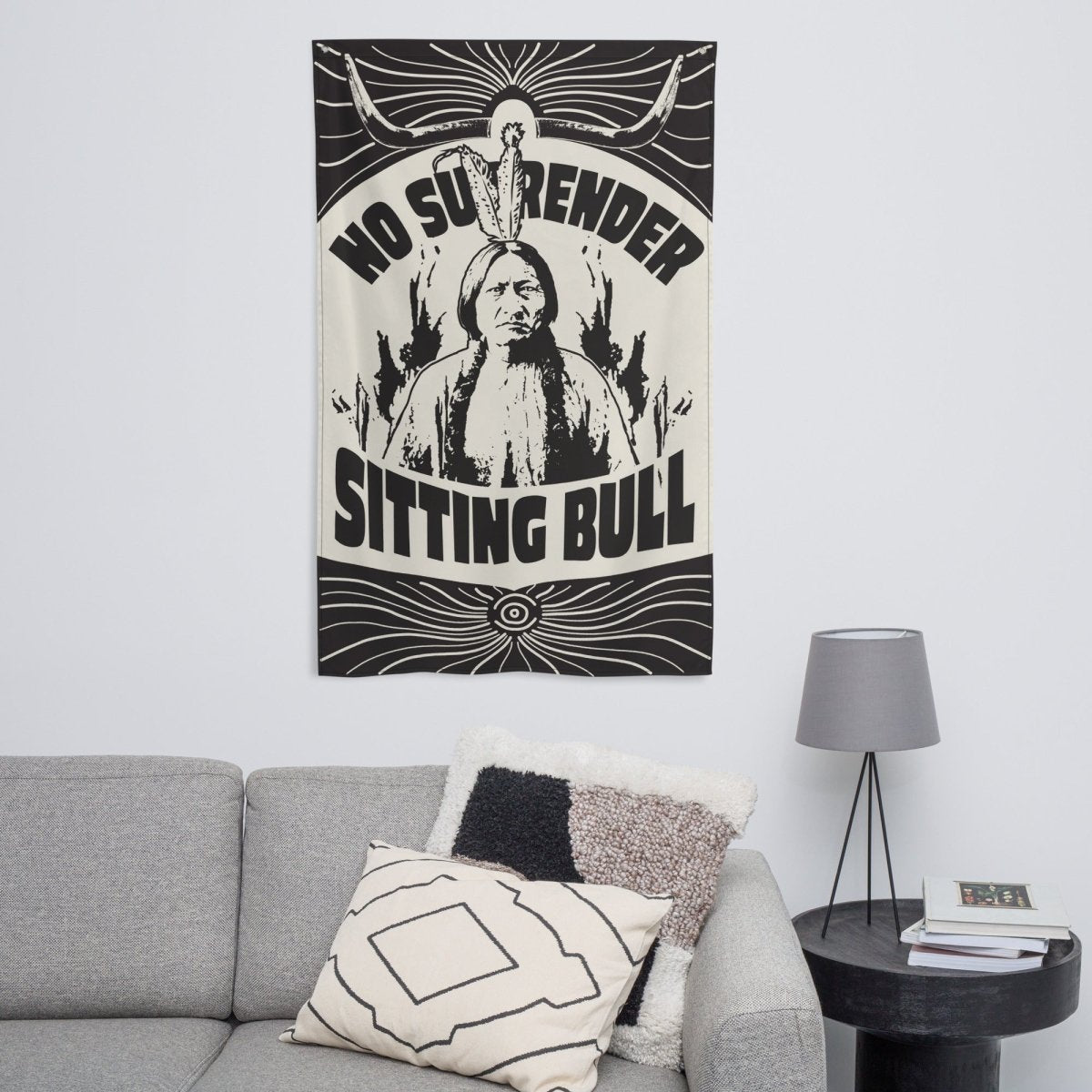 Sitting Bull Flag, No Surrender Inspiration, Warriors Keep Going