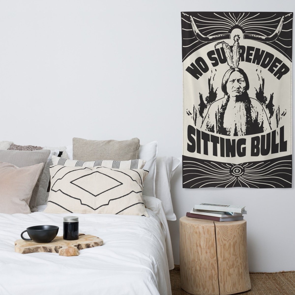 Sitting Bull Flag, No Surrender Inspiration, Warriors Keep Going