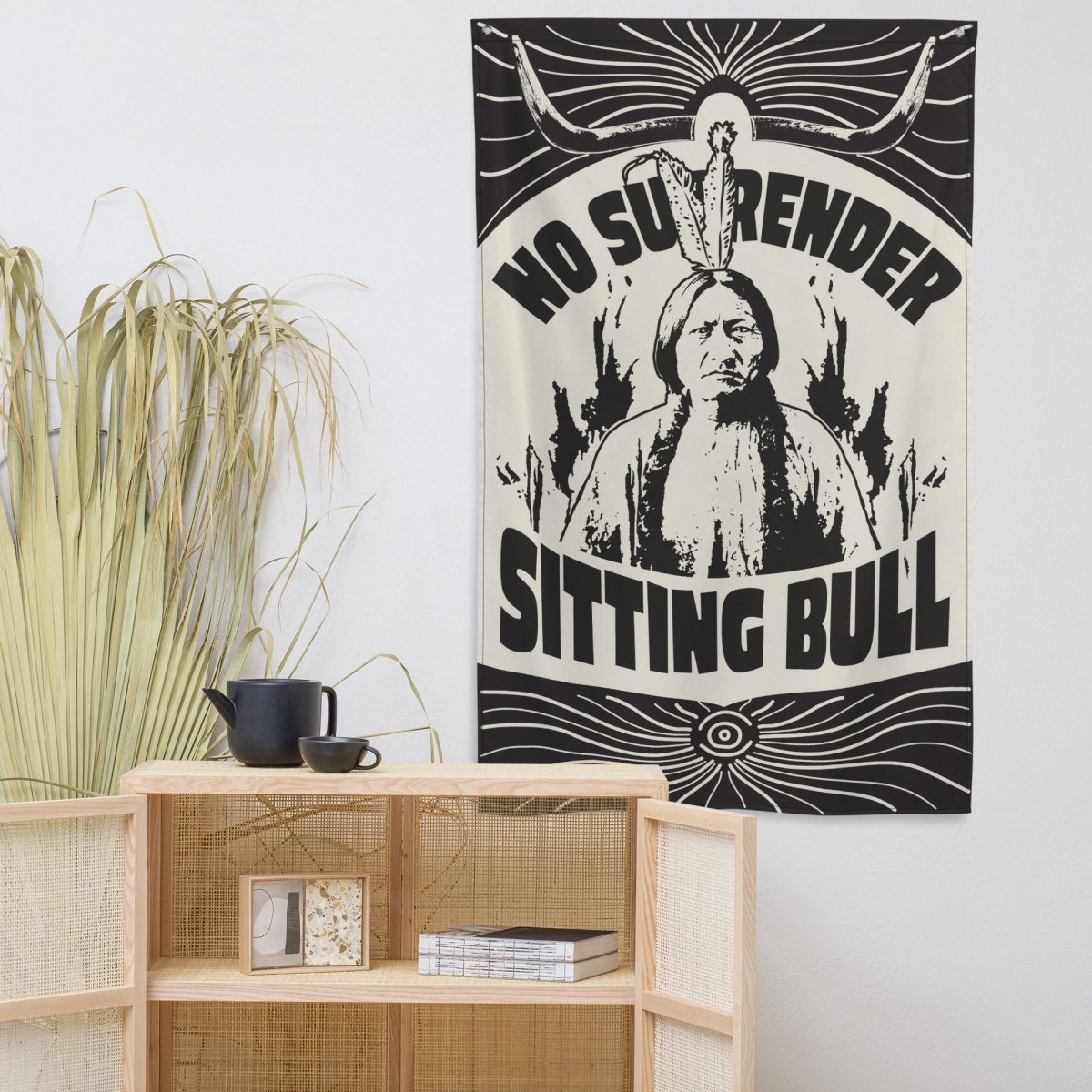 Sitting Bull Flag, No Surrender Inspiration, Warriors Keep Going