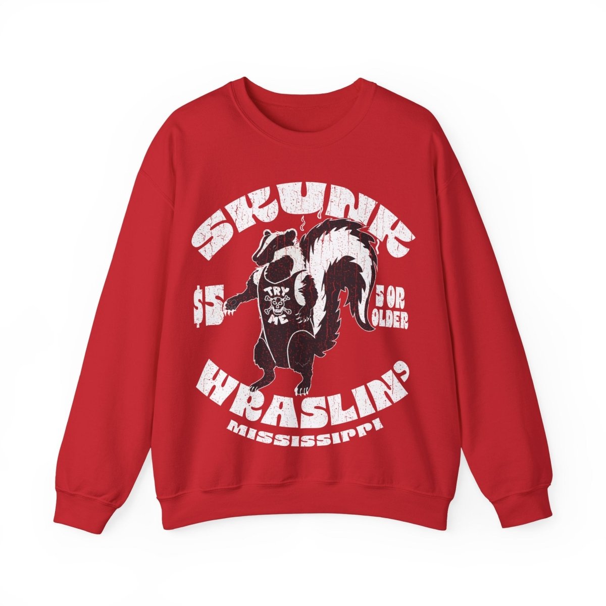 Skunk Wrestling Fleece Sweatshirt, Losing Might Sometimes Be The Only Option