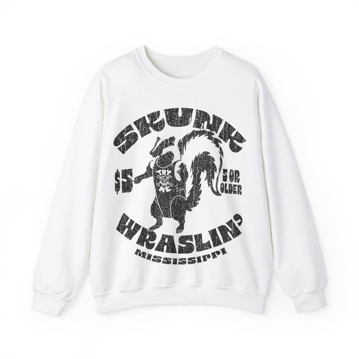 Skunk Wrestling Fleece Sweatshirt, Losing Might Sometimes Be The Only Option