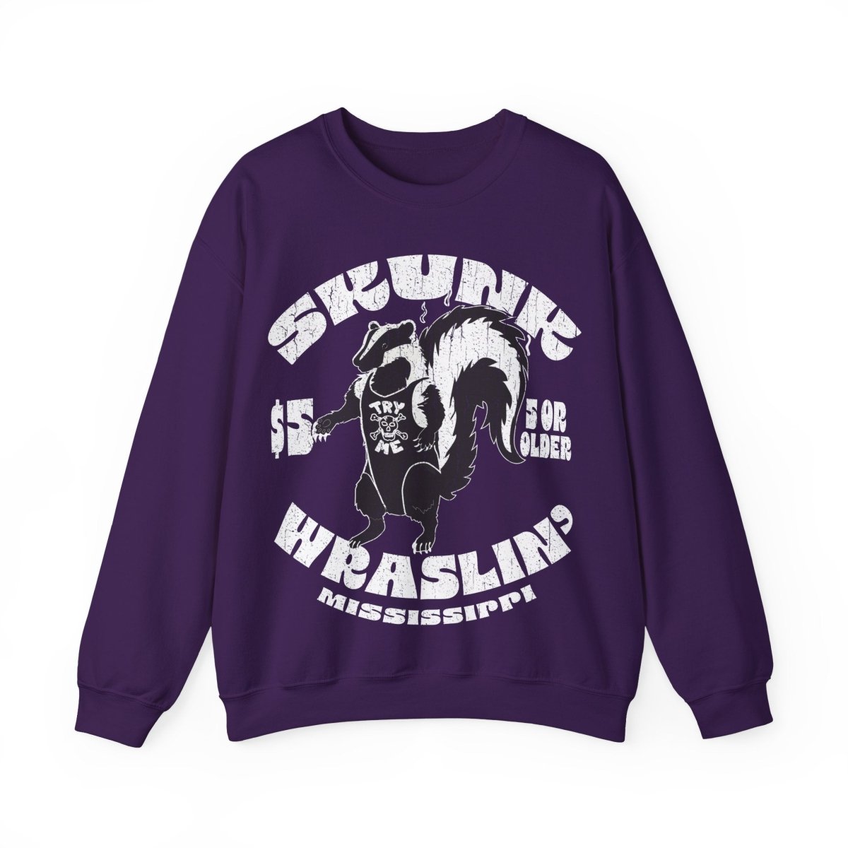 Skunk Wrestling Fleece Sweatshirt, Losing Might Sometimes Be The Only Option