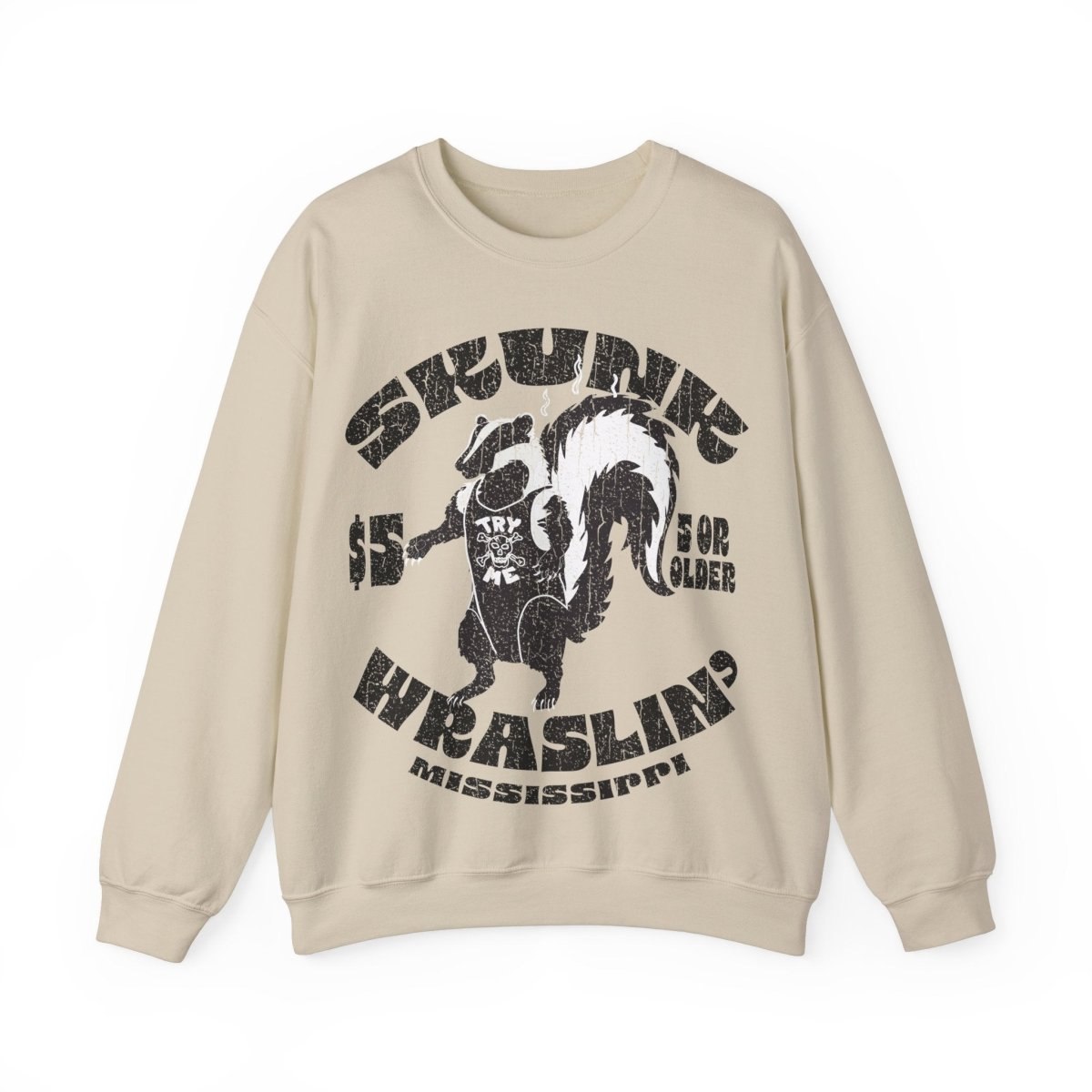 Skunk Wrestling Fleece Sweatshirt, Losing Might Sometimes Be The Only Option