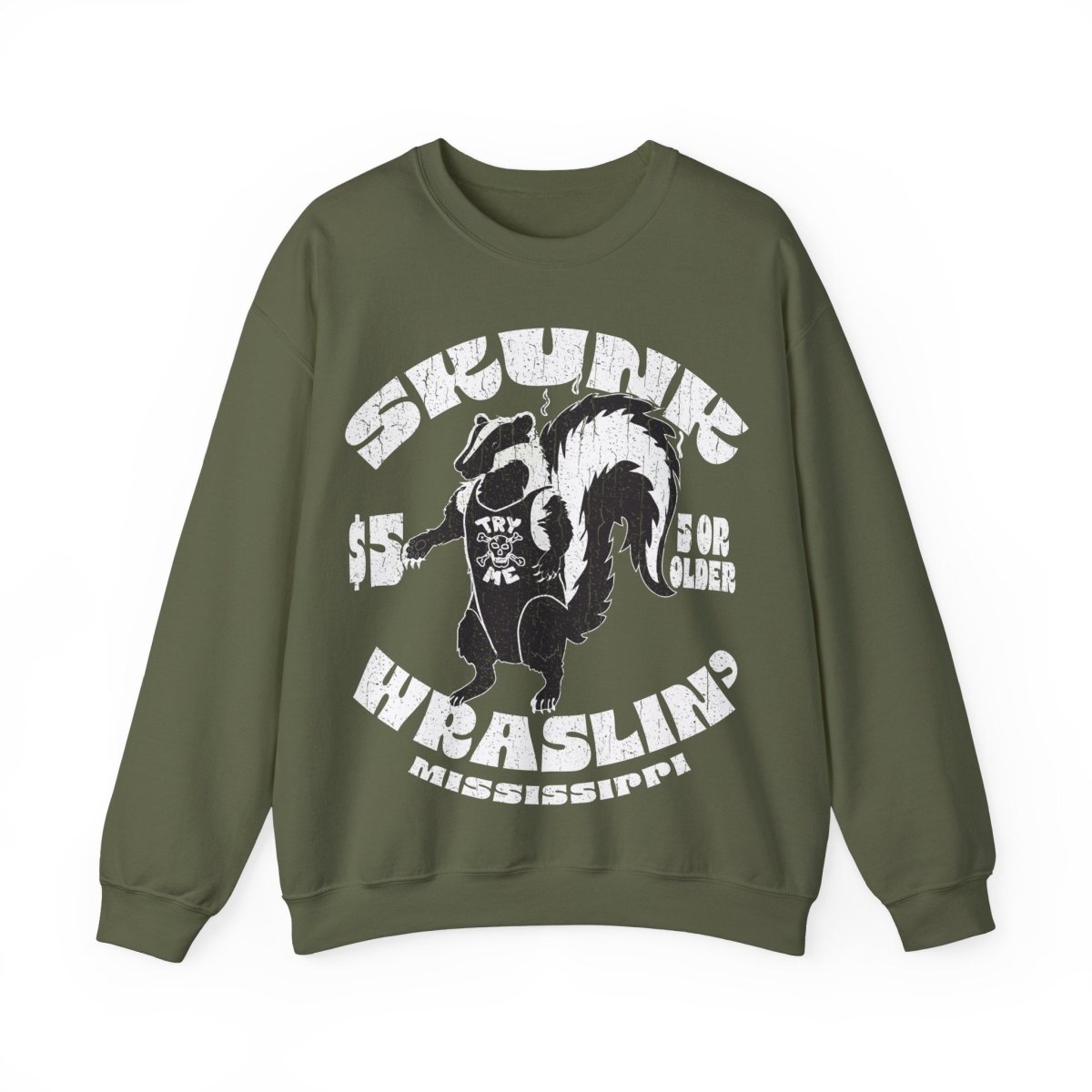 Skunk Wrestling Fleece Sweatshirt, Losing Might Sometimes Be The Only Option