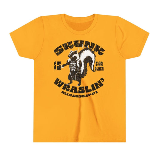 Skunk Wrestling Kids Premium T-Shirt, Life Lesson in Failure