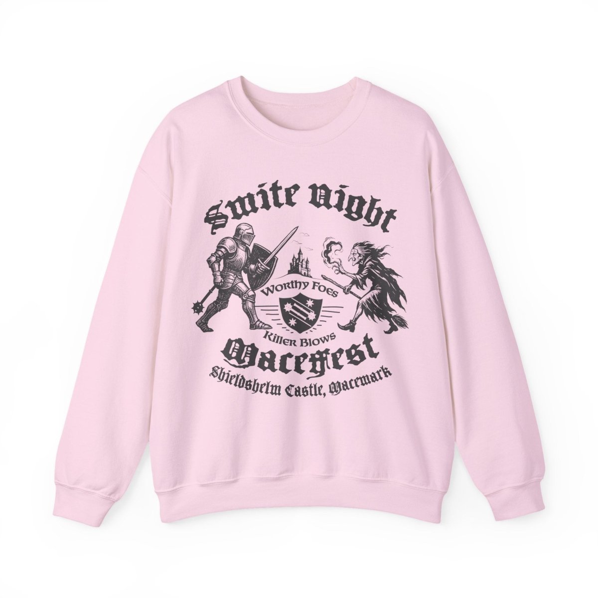 Smite Night at Macefest, Knight v Witch, Fleece Sweatshirt, Macemark Realm