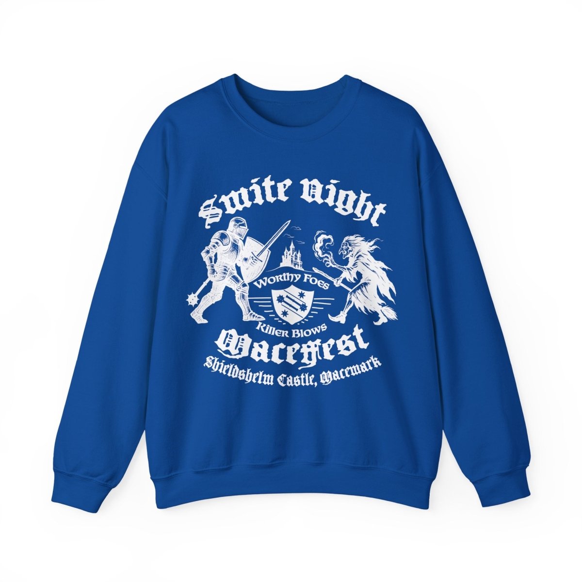 Smite Night at Macefest, Knight v Witch, Fleece Sweatshirt, Macemark Realm