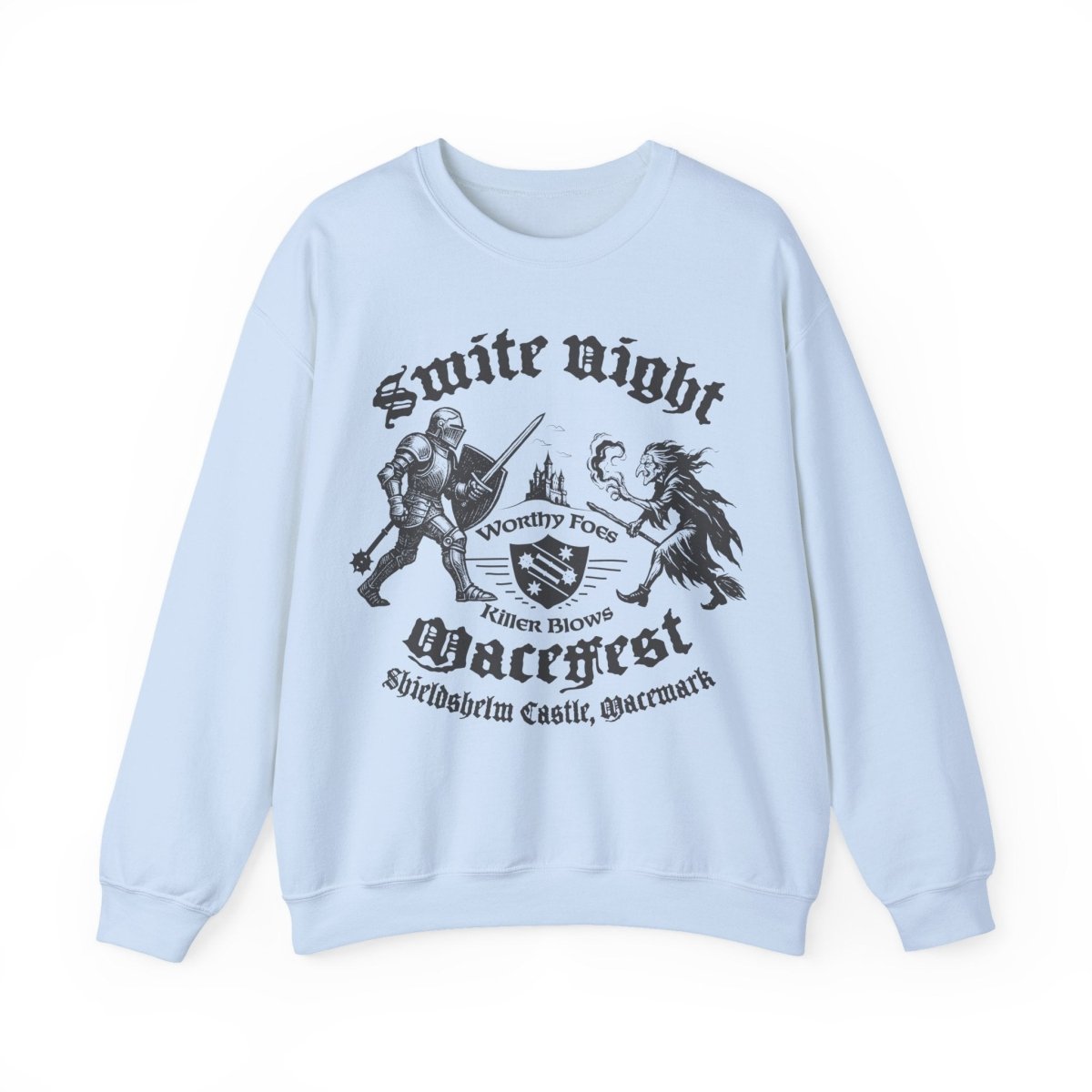 Smite Night at Macefest, Knight v Witch, Fleece Sweatshirt, Macemark Realm