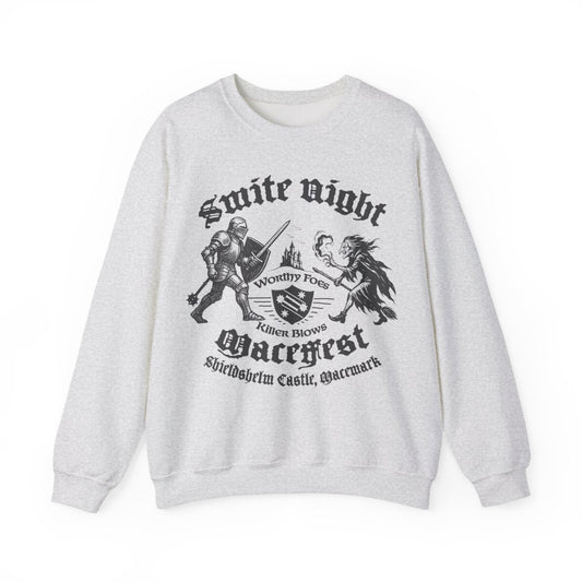 Smite Night at Macefest, Knight v Witch, Fleece Sweatshirt, Macemark Realm