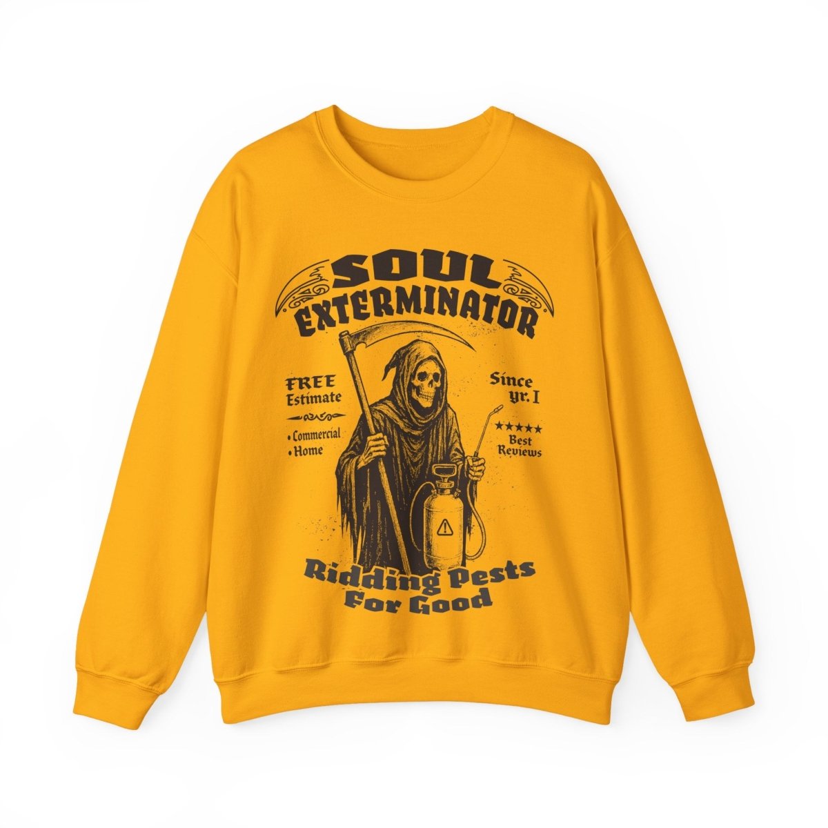 Soul Exterminators Spooky Fleece Sweatshirt