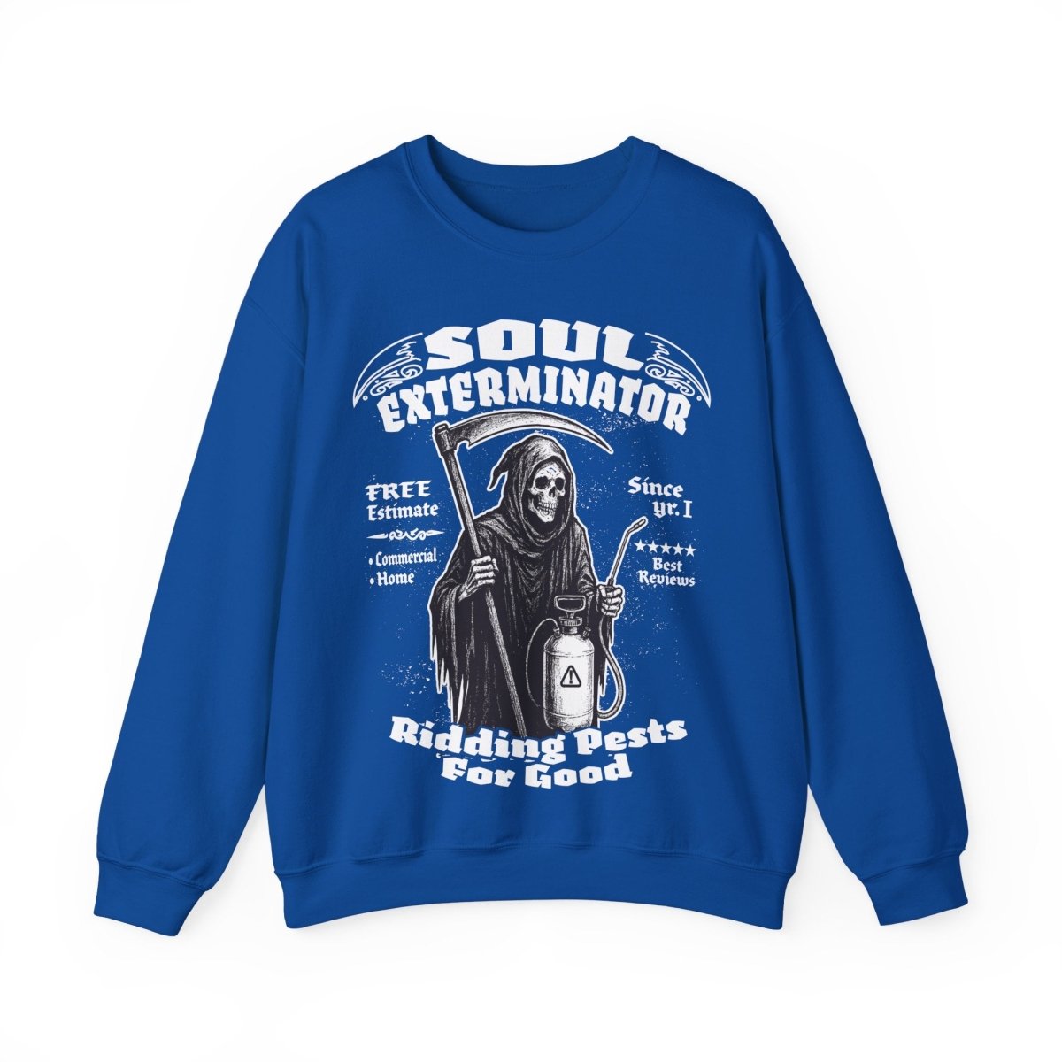 Soul Exterminators Spooky Fleece Sweatshirt