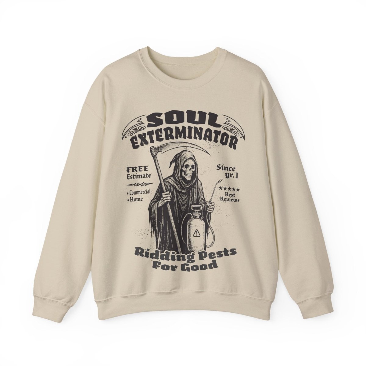 Soul Exterminators Spooky Fleece Sweatshirt