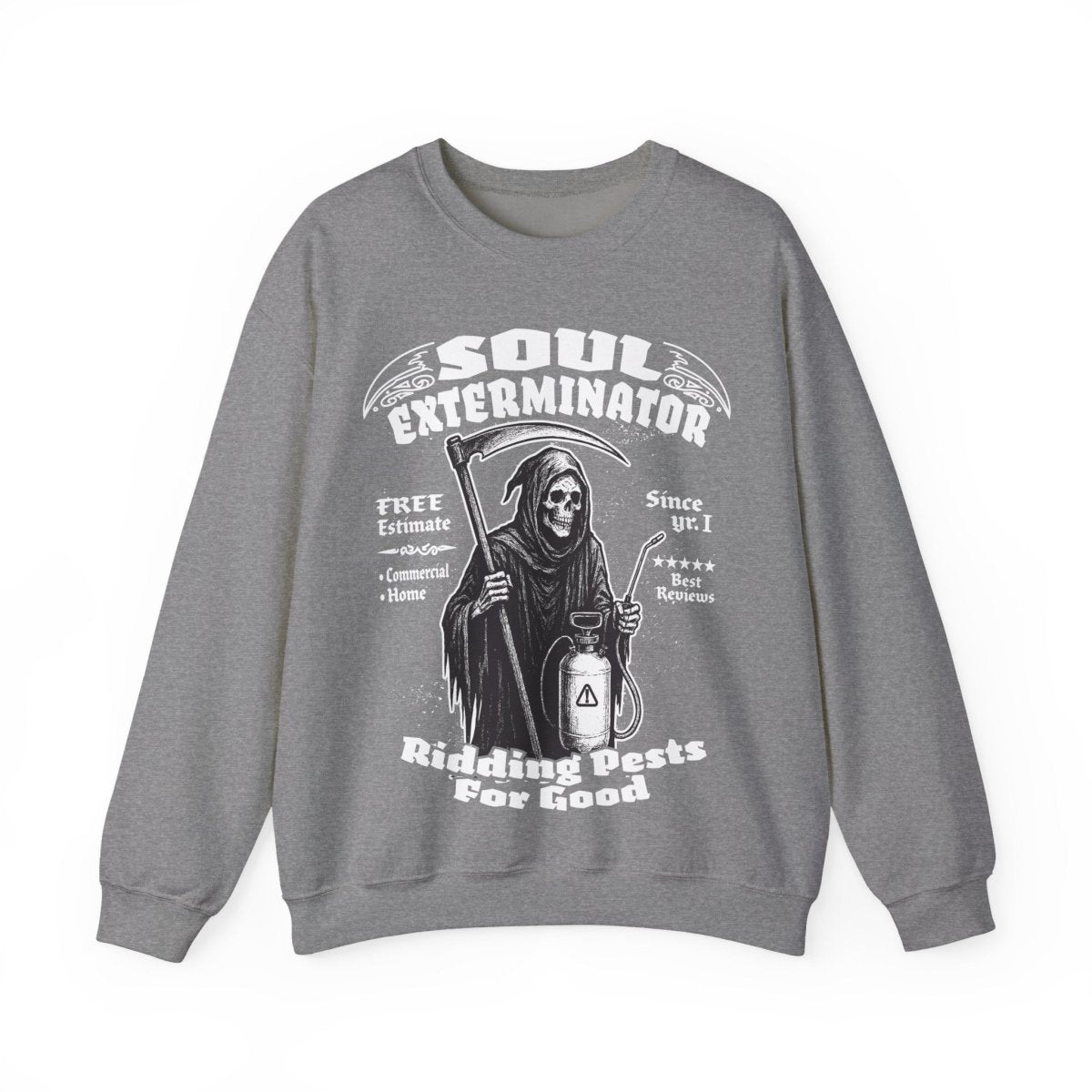 Soul Exterminators Spooky Fleece Sweatshirt