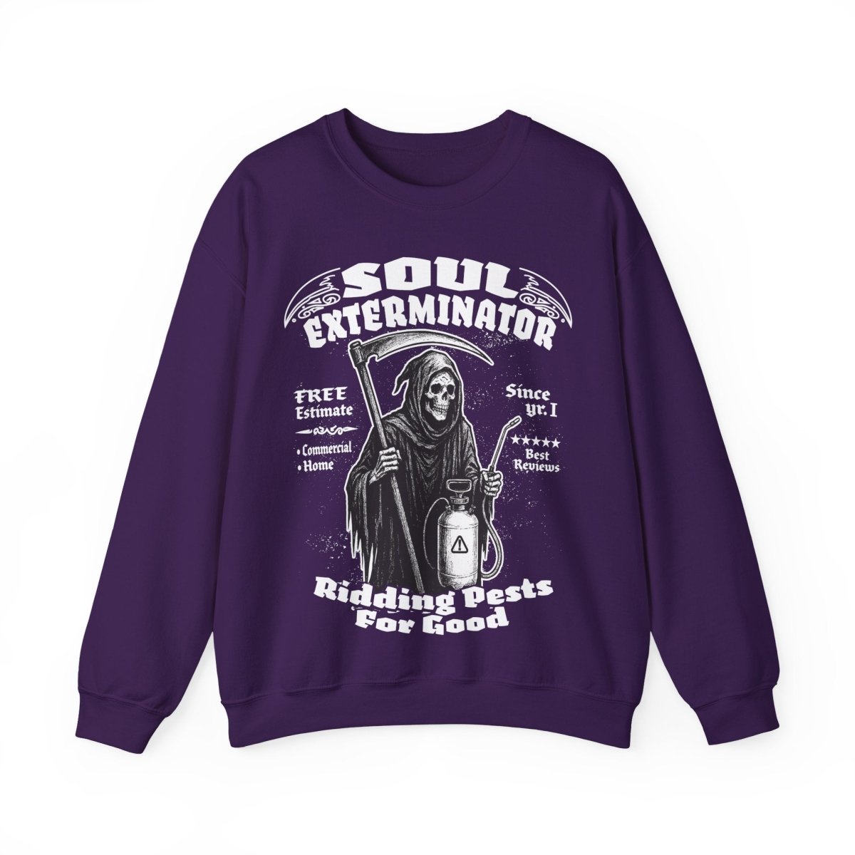 Soul Exterminators Spooky Fleece Sweatshirt