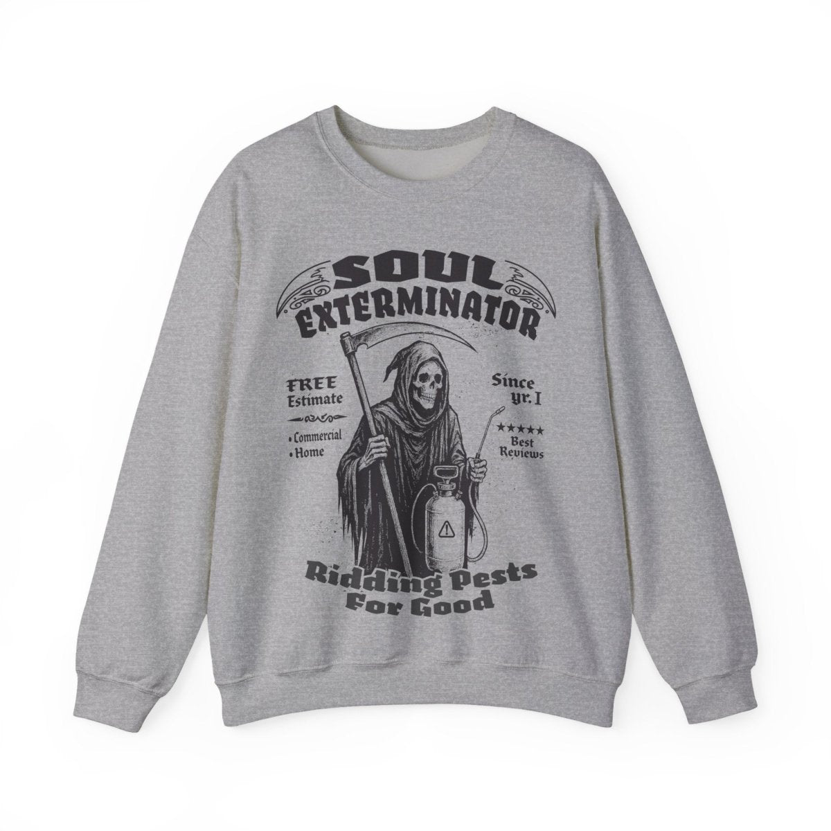 Soul Exterminators Spooky Fleece Sweatshirt