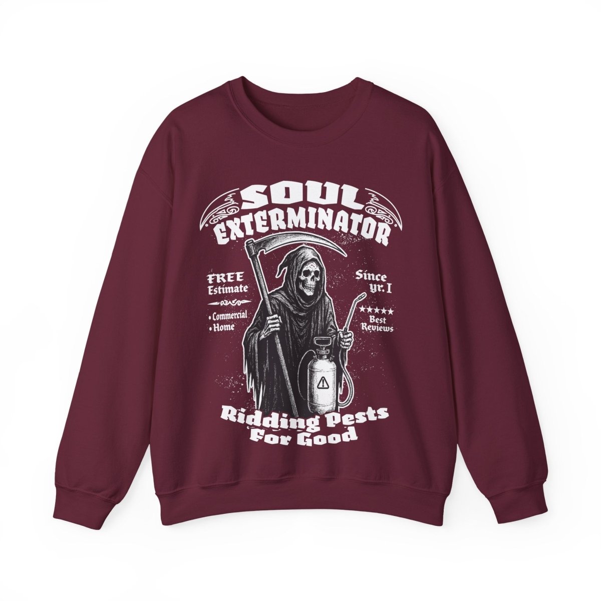 Soul Exterminators Spooky Fleece Sweatshirt