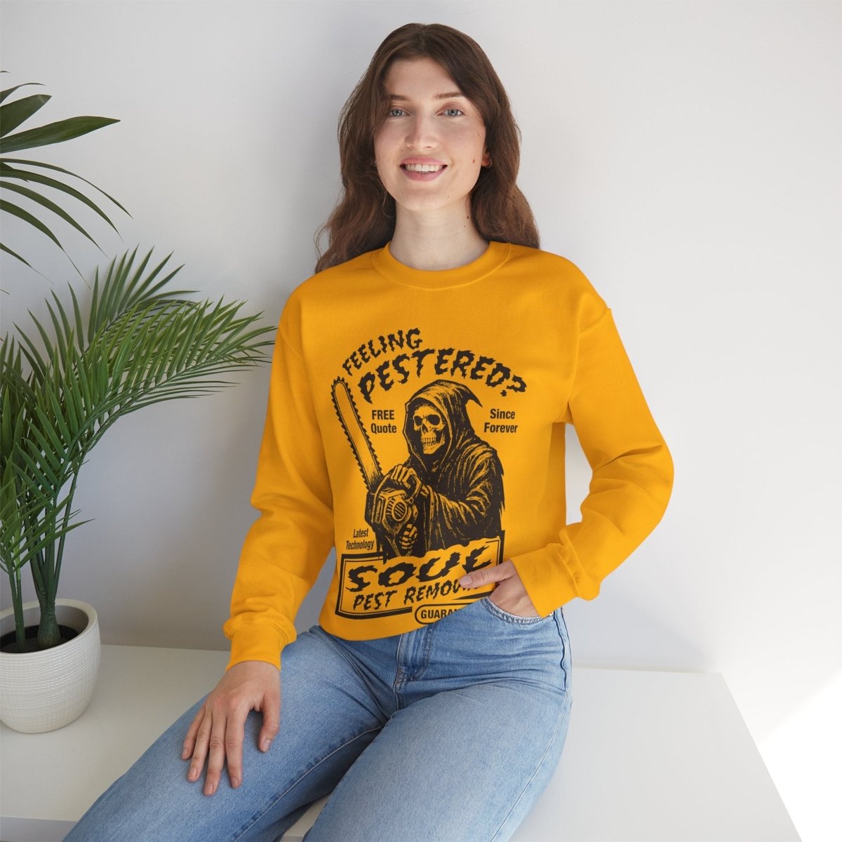 Soul Pest Control Spooky Fleece Sweatshirt