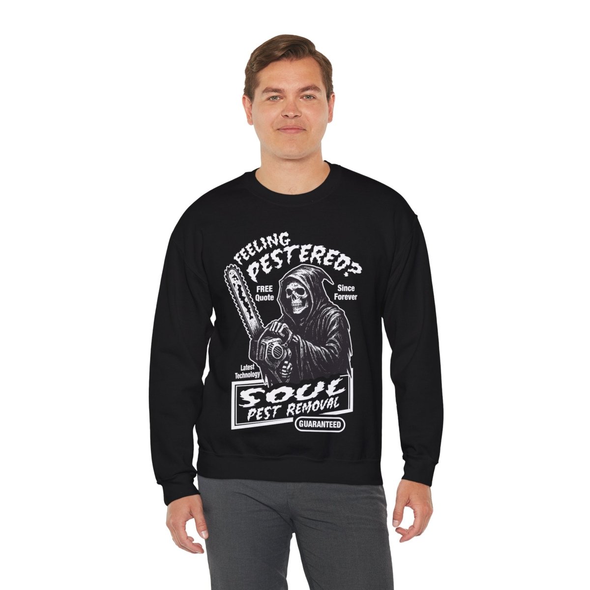 Soul Pest Control Spooky Fleece Sweatshirt