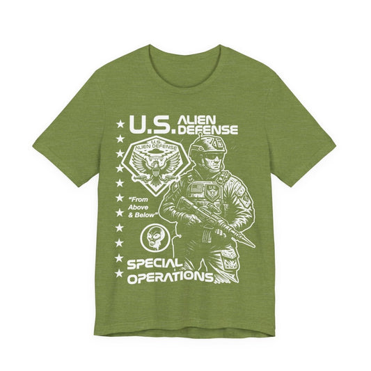 Special Operations U.S. Alien Defense Premium T-Shirt Military Gift