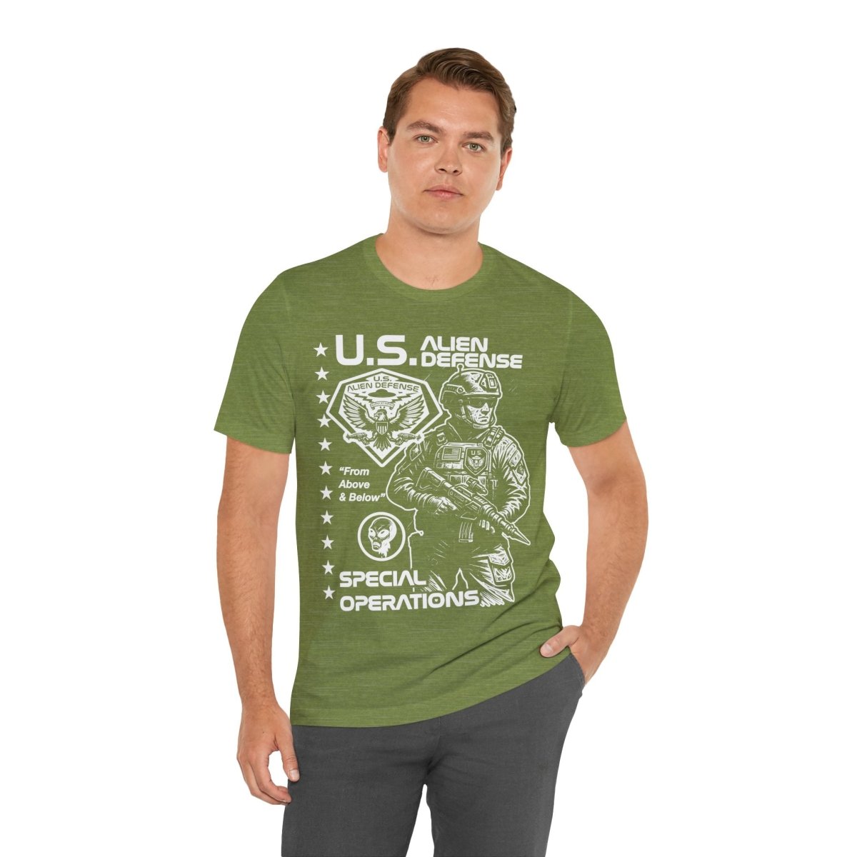 Special Operations U.S. Alien Defense Premium T-Shirt Military Gift