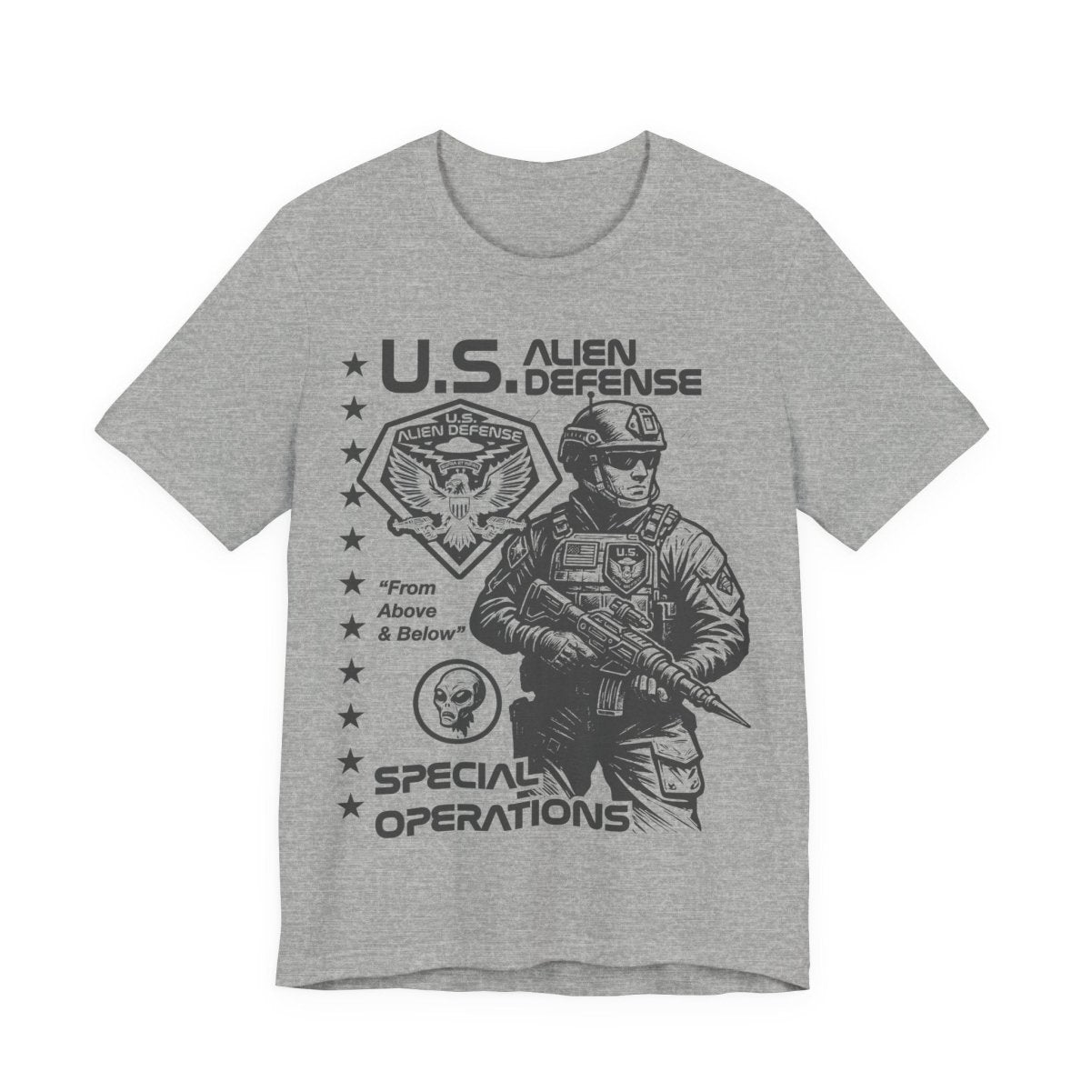 Special Operations U.S. Alien Defense Premium T-Shirt Military Gift