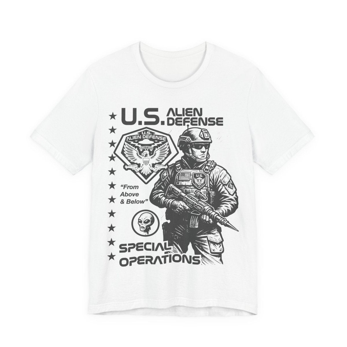 Special Operations U.S. Alien Defense Premium T-Shirt Military Gift