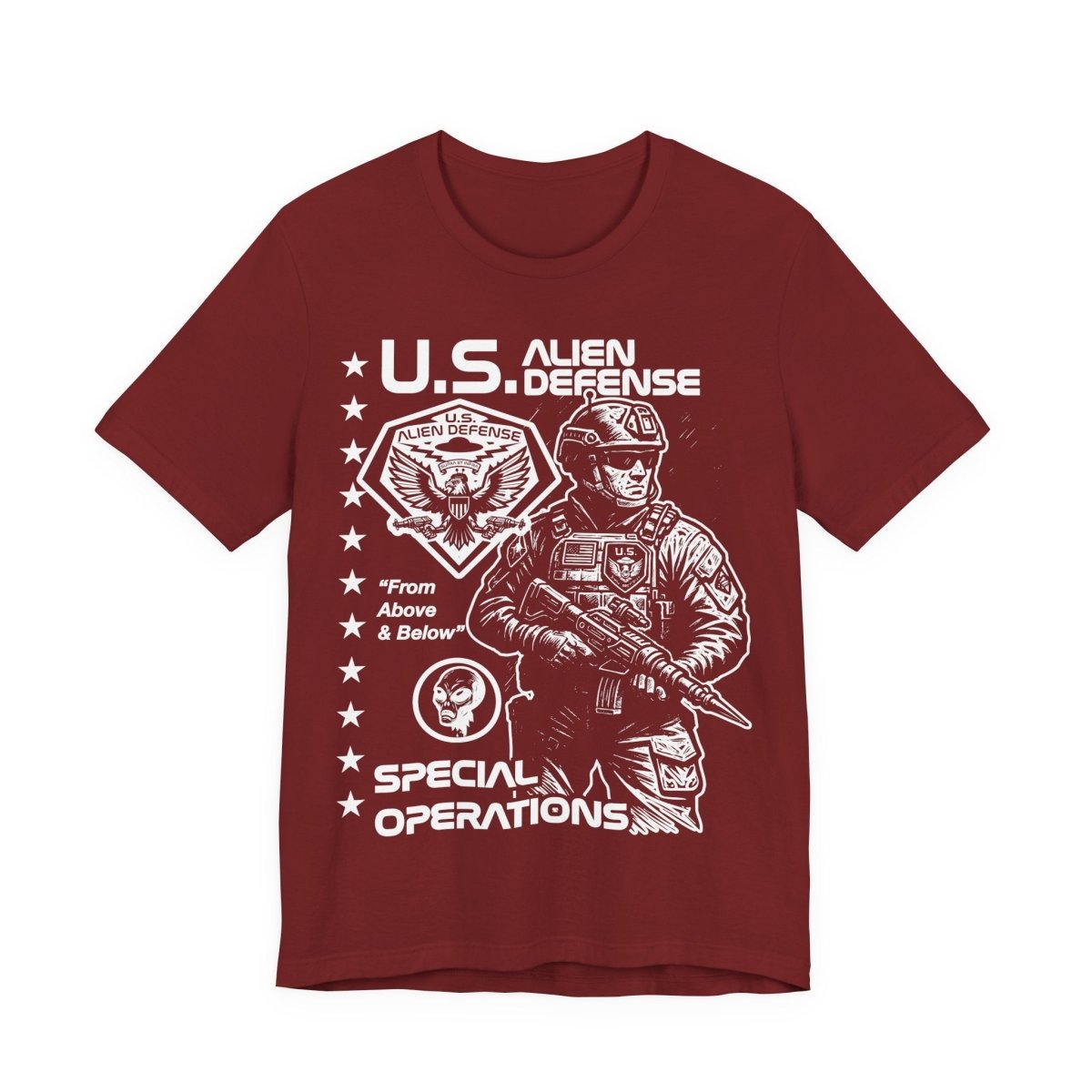 Special Operations U.S. Alien Defense Premium T-Shirt Military Gift