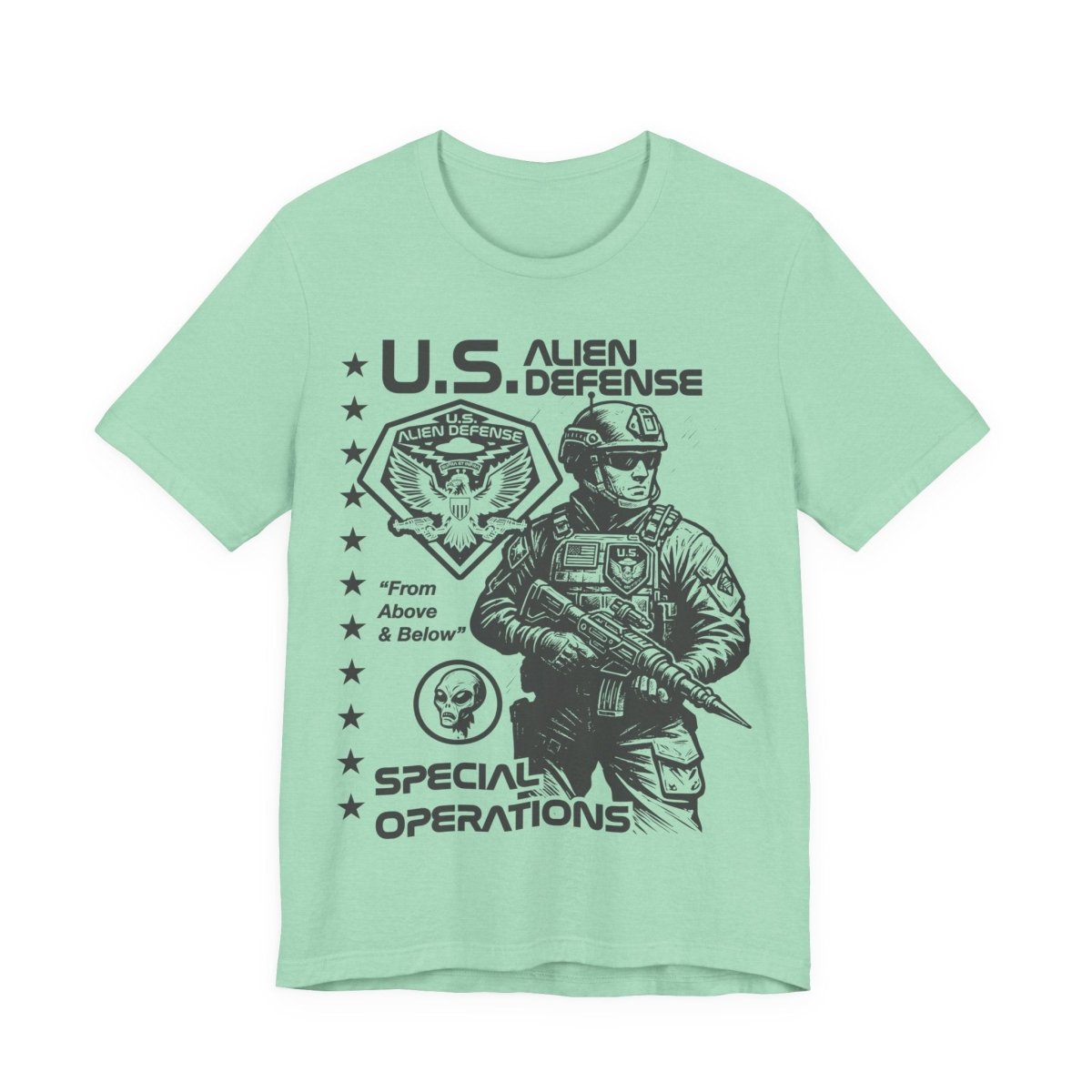 Special Operations U.S. Alien Defense Premium T-Shirt Military Gift