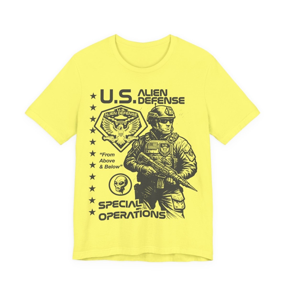 Special Operations U.S. Alien Defense Premium T-Shirt Military Gift