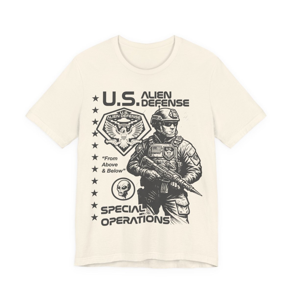 Special Operations U.S. Alien Defense Premium T-Shirt Military Gift