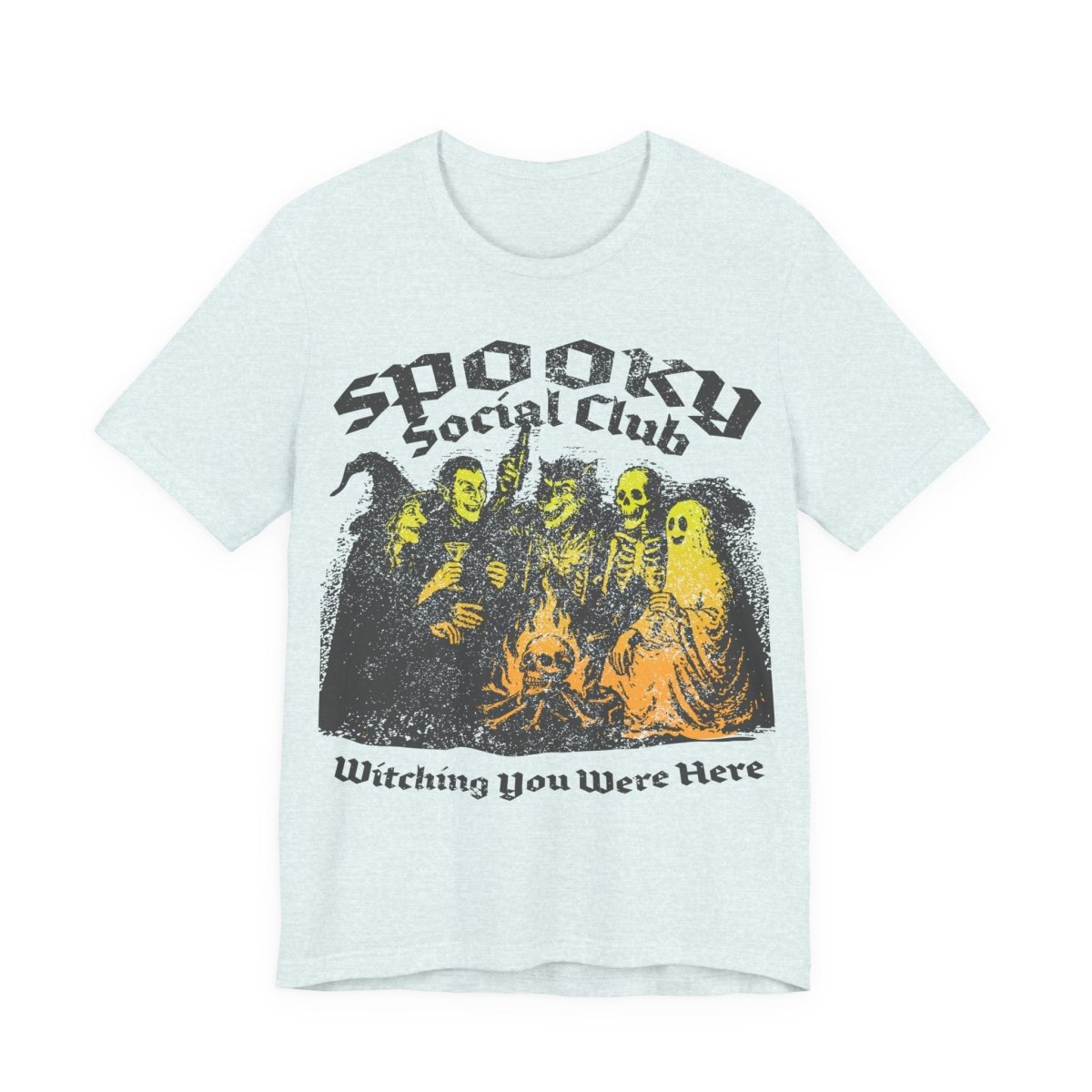 Spooky Social Club Firelight Halloween Summerween Premium T-Shirt