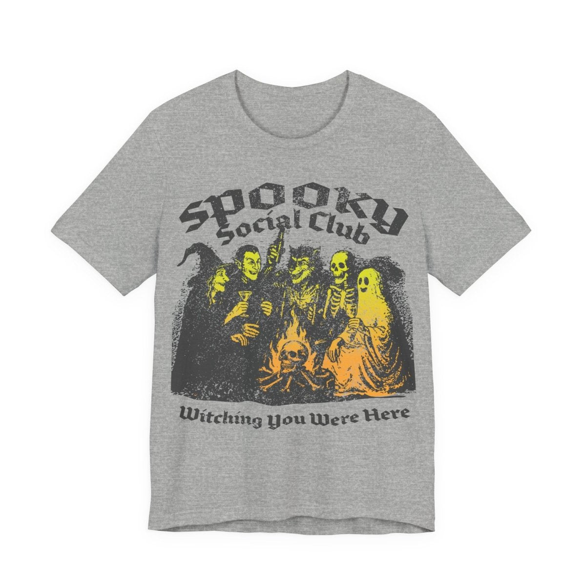 Spooky Social Club Firelight Halloween Summerween Premium T-Shirt