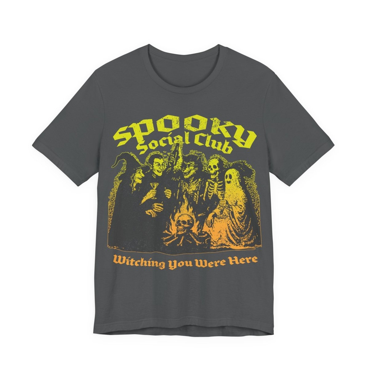 Spooky Social Club Firelight Halloween Summerween Premium T-Shirt