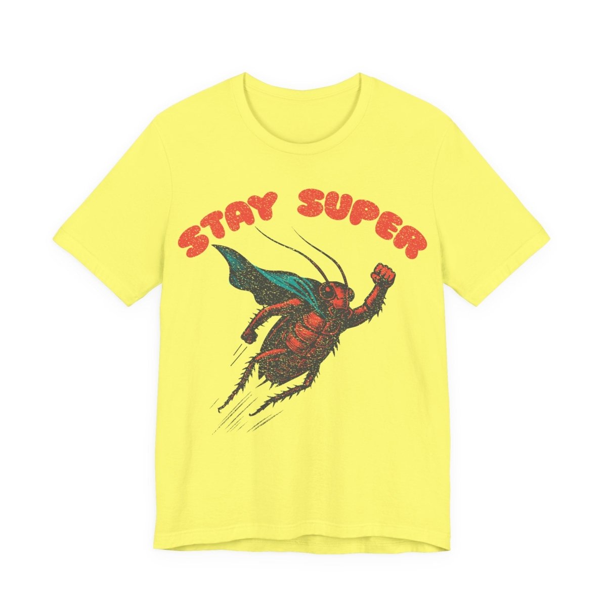 Stay Super Roach Premium T-Shirt, Funny Super Hero, Vintage Graphic Tee