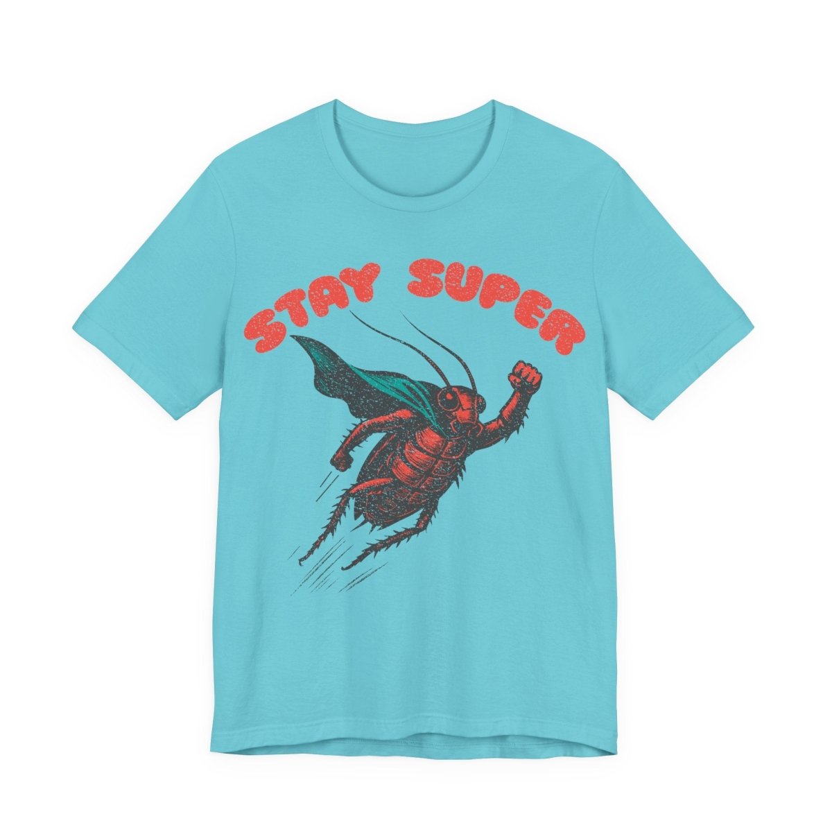 Stay Super Roach Premium T-Shirt, Funny Super Hero, Vintage Graphic Tee