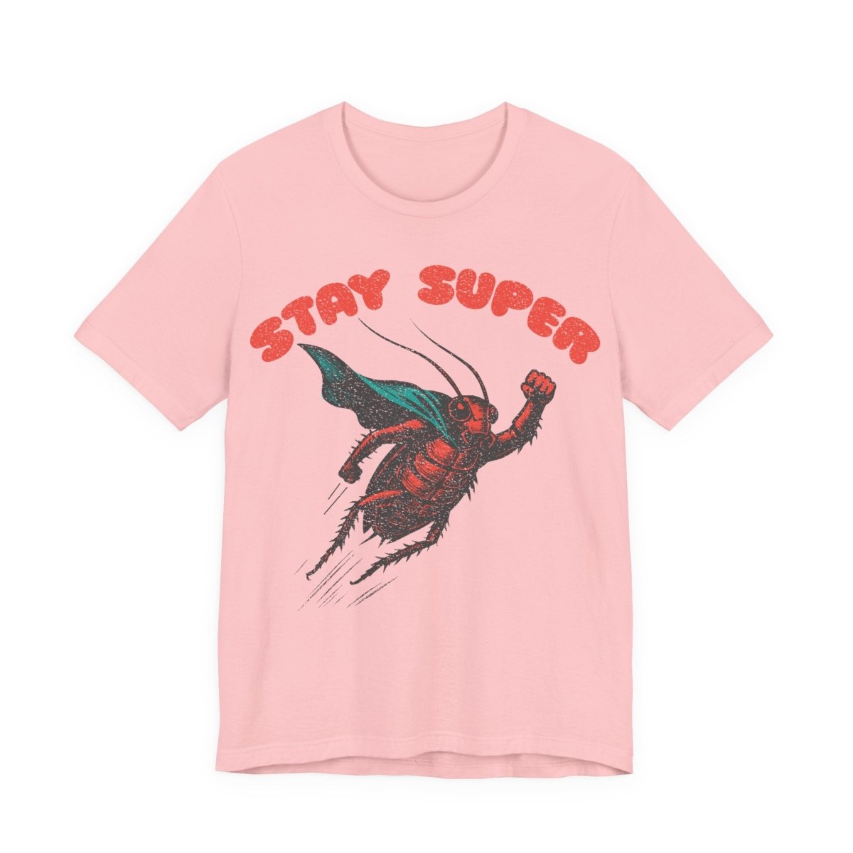 Stay Super Roach Premium T-Shirt, Funny Super Hero, Vintage Graphic Tee