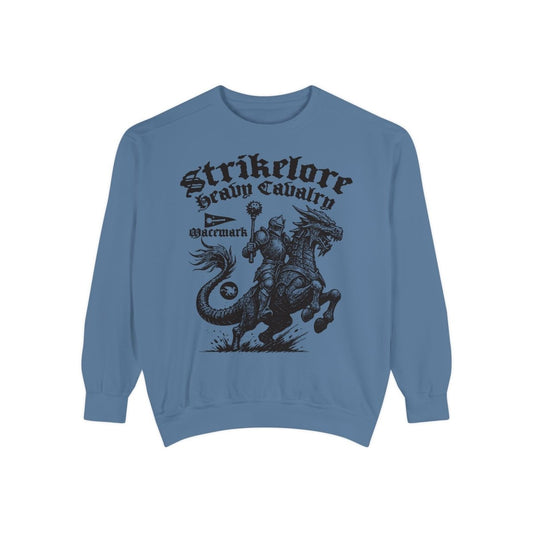 Strikelore Mounted Knights Heavy Cavalry of Macemark Comfort Colors Garment - Dyed Luxury Sweatshirt