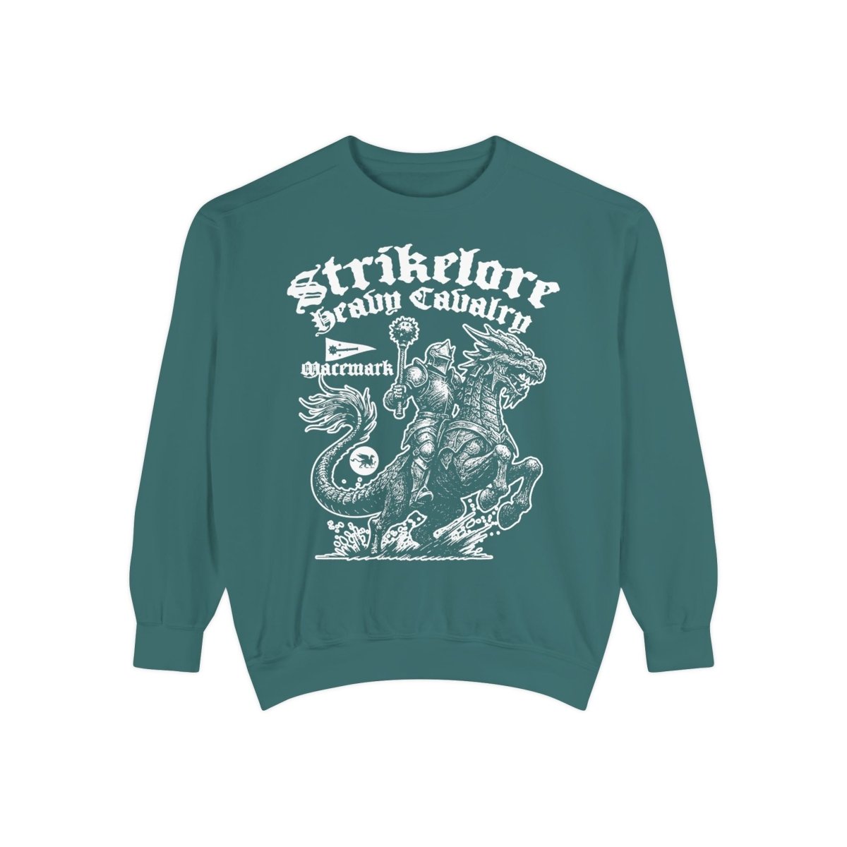 Strikelore Mounted Knights Heavy Cavalry of Macemark Comfort Colors Garment - Dyed Luxury Sweatshirt